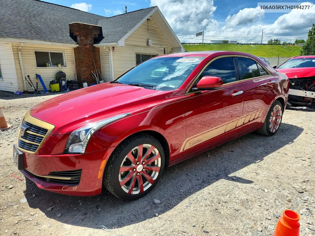 2017 Cadillac Ats VIN: 1G6AG5RX7H0194277 Lot: 57321496
