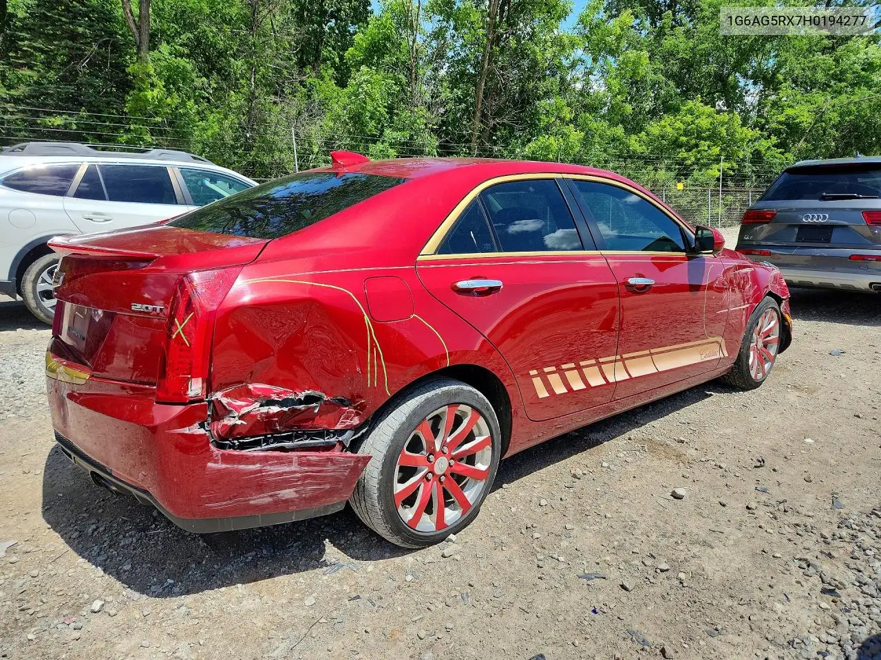 2017 Cadillac Ats VIN: 1G6AG5RX7H0194277 Lot: 57321496