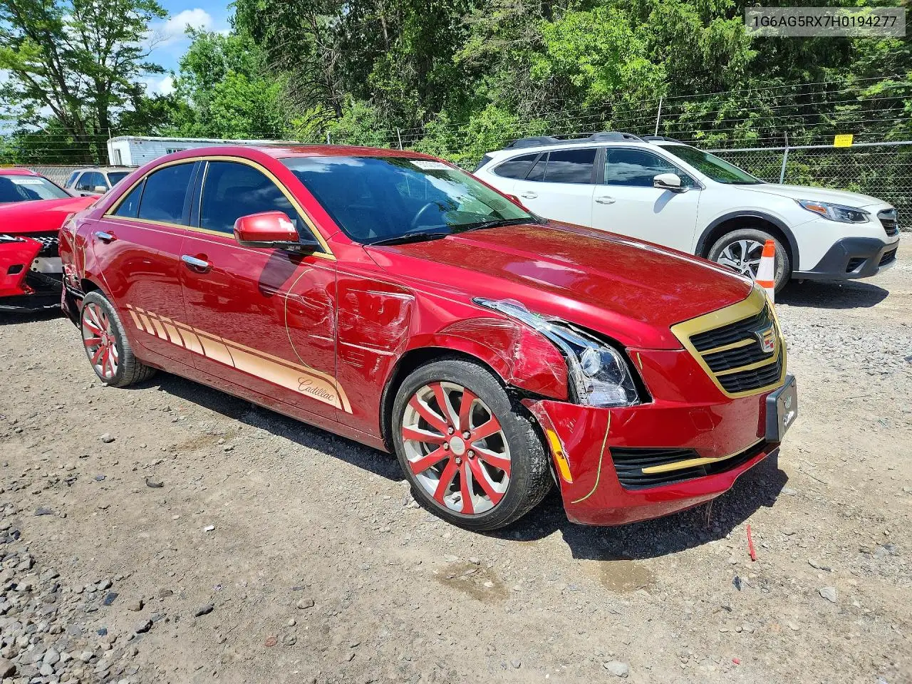 2017 Cadillac Ats VIN: 1G6AG5RX7H0194277 Lot: 57321496