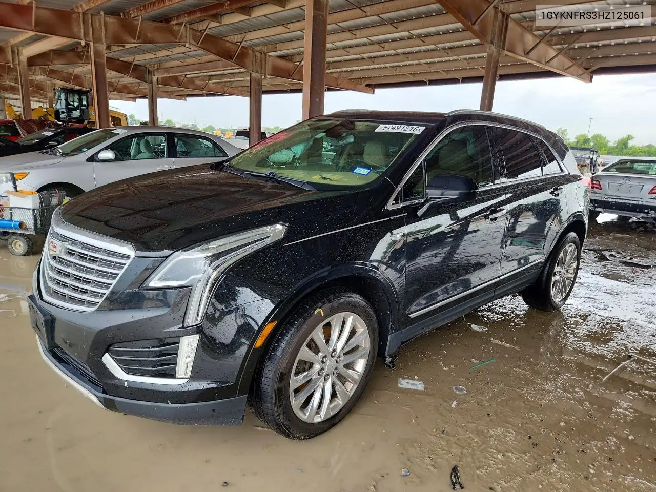 2017 Cadillac Xt5 Platinum VIN: 1GYKNFRS3HZ125061 Lot: 57491216