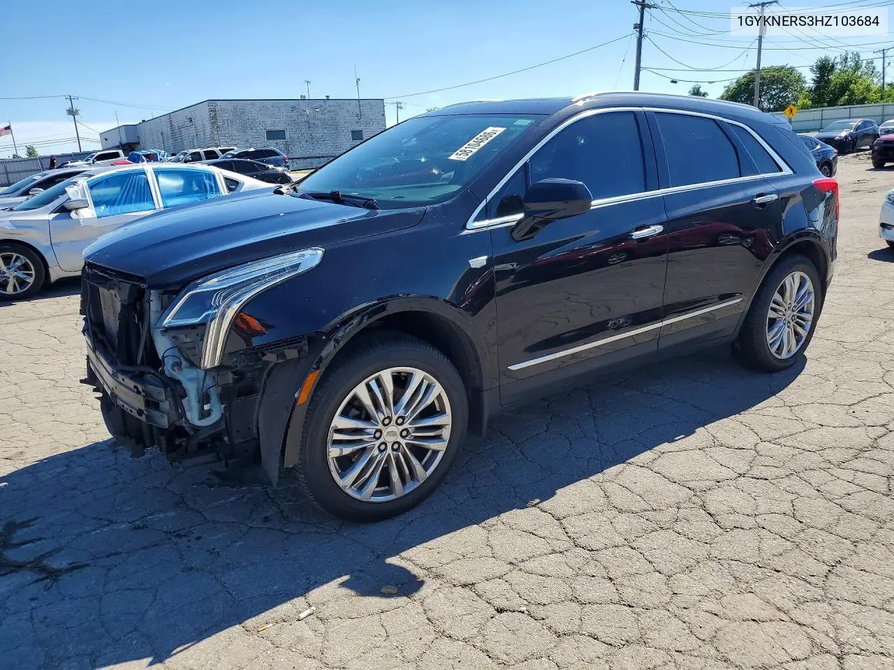 2017 Cadillac Xt5 Premium Luxury VIN: 1GYKNERS3HZ103684 Lot: 58104686