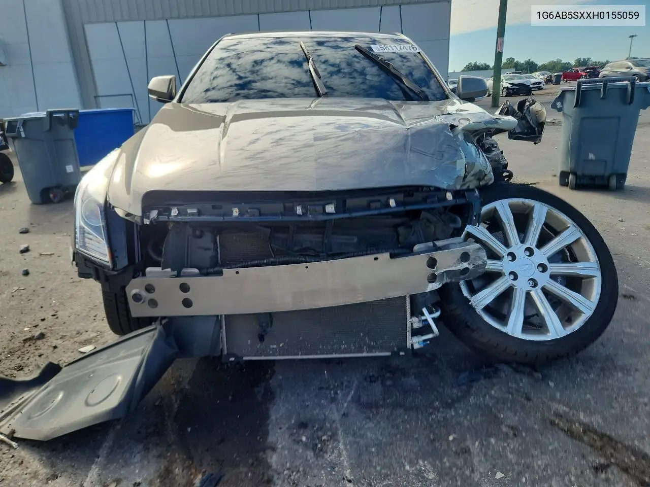 2017 Cadillac Ats Luxury VIN: 1G6AB5SXXH0155059 Lot: 58117476