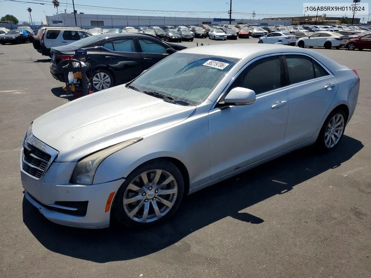 2017 Cadillac Ats Luxury VIN: 1G6AB5RX9H0110524 Lot: 58319706