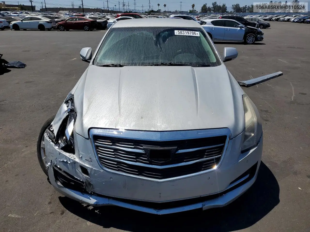 2017 Cadillac Ats Luxury VIN: 1G6AB5RX9H0110524 Lot: 58319706