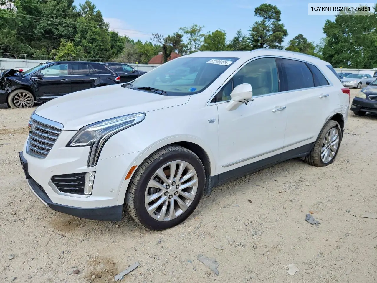 2017 Cadillac Xt5 Platinum VIN: 1GYKNFRS2HZ126881 Lot: 58545876