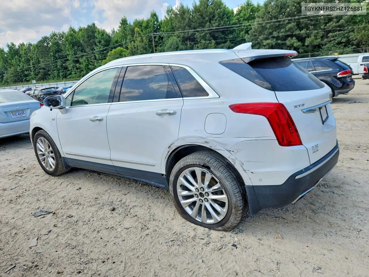 2017 Cadillac Xt5 Platinum VIN: 1GYKNFRS2HZ126881 Lot: 58545876