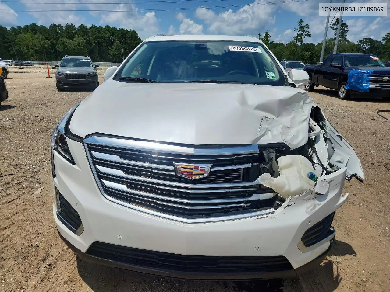 2017 Cadillac Xt5 Luxury VIN: 1GYKNBRS3HZ109869 Lot: 59890316