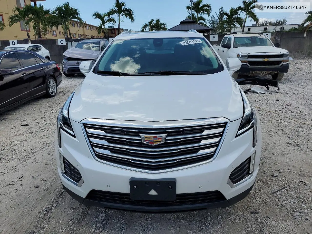 2018 Cadillac Xt5 Premium Luxury VIN: 1GYKNERS8JZ140347 Lot: 56191476
