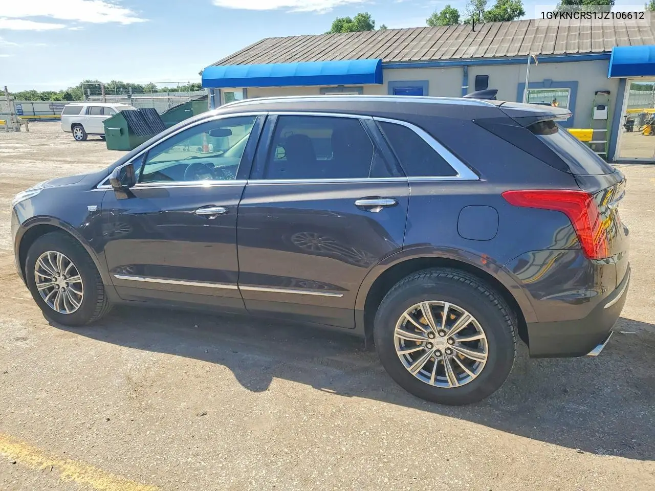 2018 Cadillac Xt5 Luxury VIN: 1GYKNCRS1JZ106612 Lot: 56877276