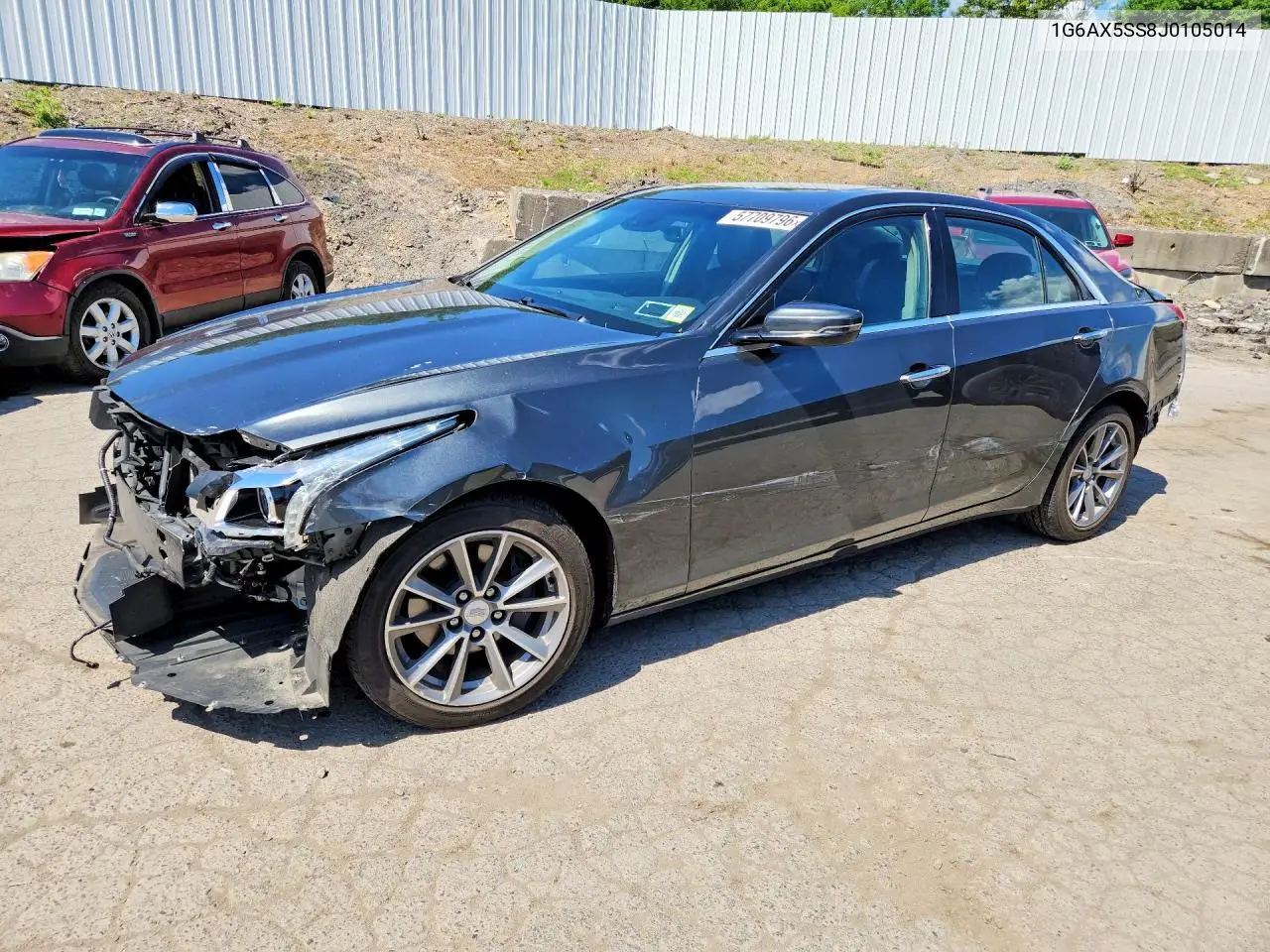 2018 Cadillac Cts Luxury VIN: 1G6AX5SS8J0105014 Lot: 57709796