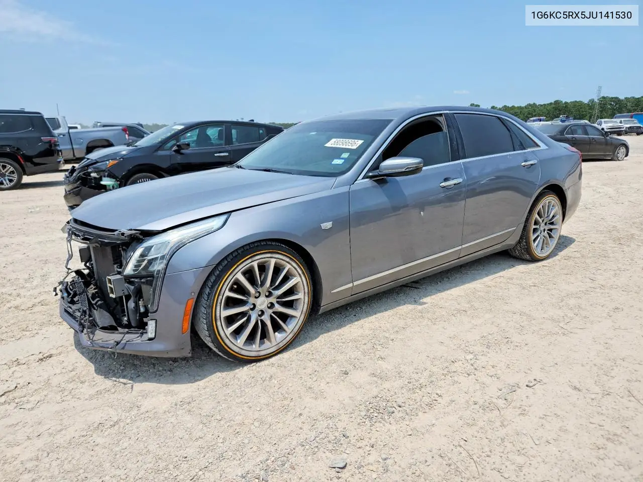 2018 Cadillac Ct6 Luxury VIN: 1G6KC5RX5JU141530 Lot: 58098696