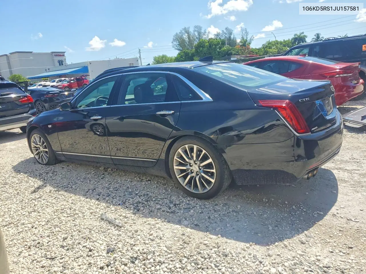2018 Cadillac Ct6 Luxury VIN: 1G6KD5RS1JU157581 Lot: 58416236