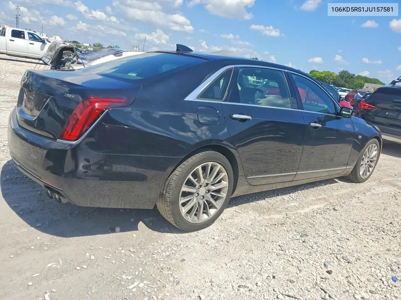 2018 Cadillac Ct6 Luxury VIN: 1G6KD5RS1JU157581 Lot: 58416236