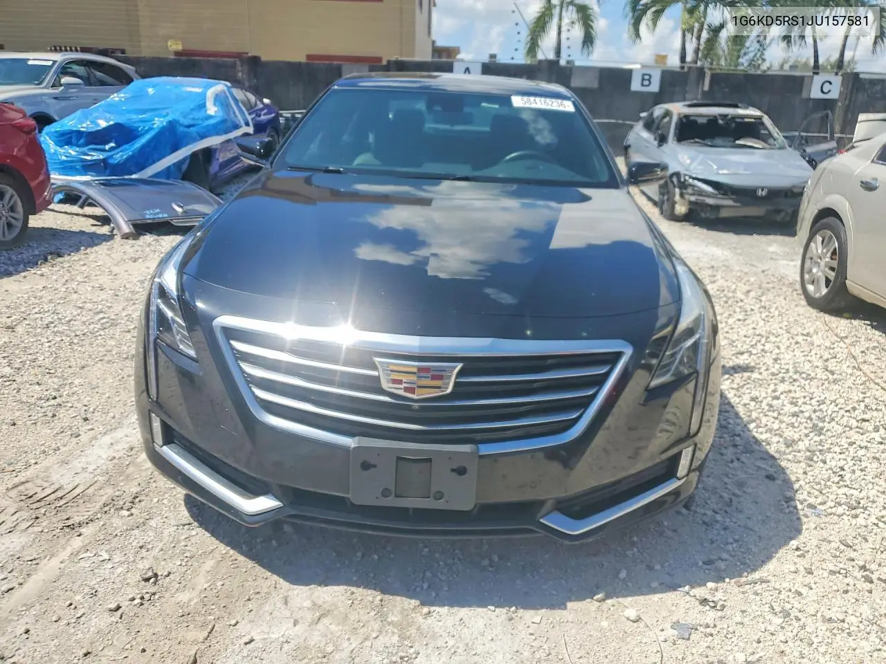 2018 Cadillac Ct6 Luxury VIN: 1G6KD5RS1JU157581 Lot: 58416236