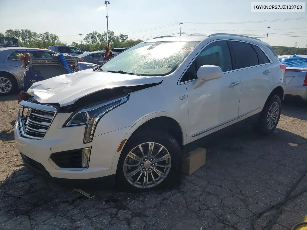 2018 Cadillac Xt5 Luxury VIN: 1GYKNCRS7JZ103763 Lot: 59080576