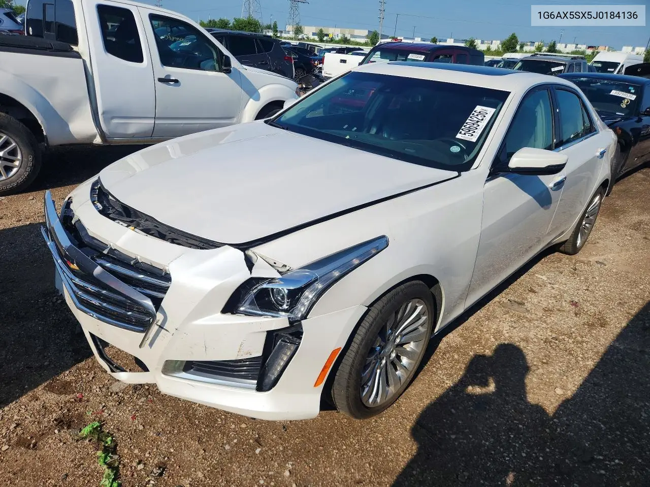 2018 Cadillac Cts Luxury VIN: 1G6AX5SX5J0184136 Lot: 59694256
