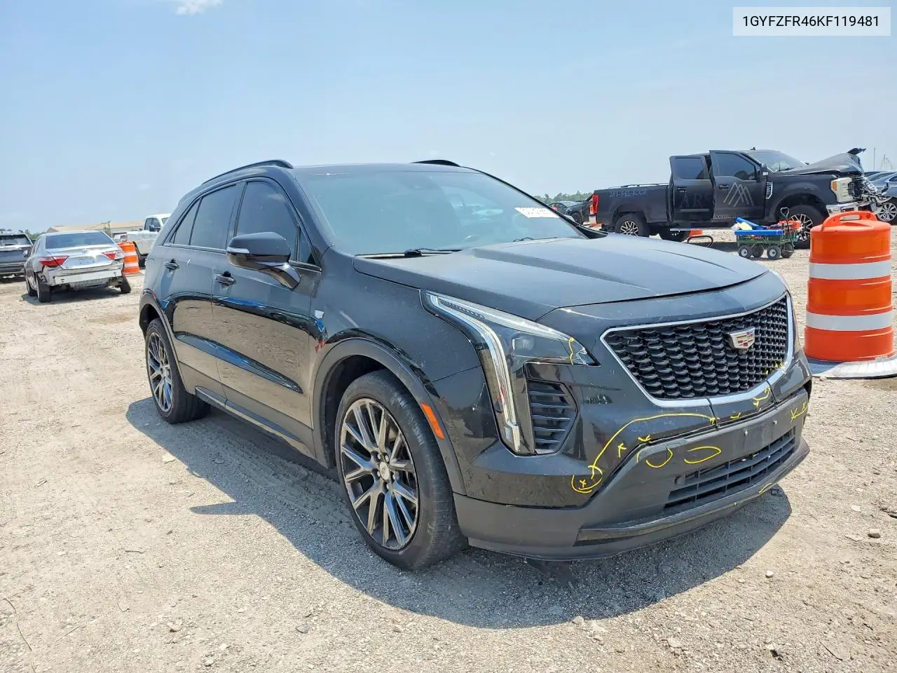 2019 Cadillac Xt4 Sport VIN: 1GYFZFR46KF119481 Lot: 50761986
