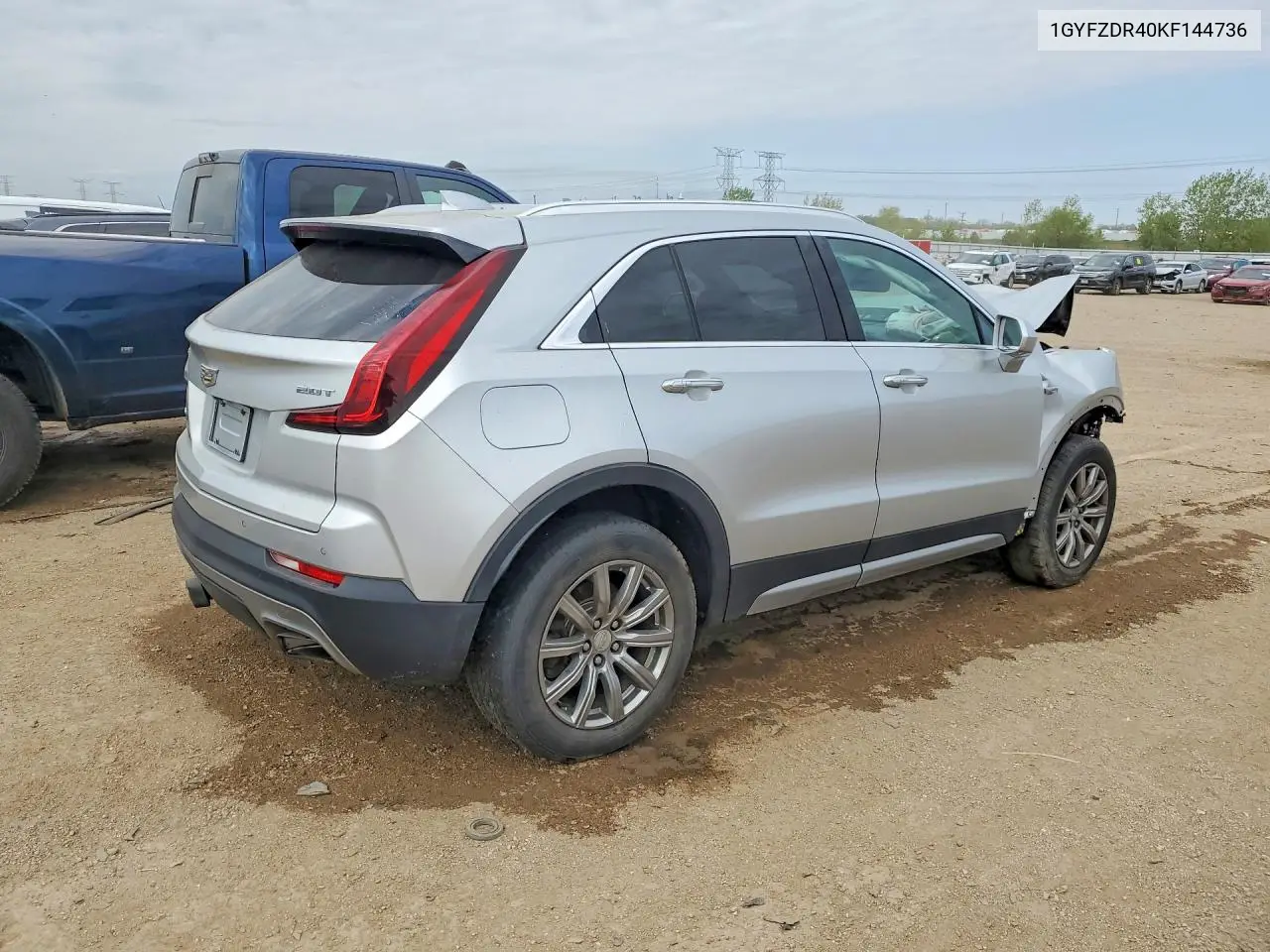2019 Cadillac Xt4 Premium Luxury VIN: 1GYFZDR40KF144736 Lot: 53363376