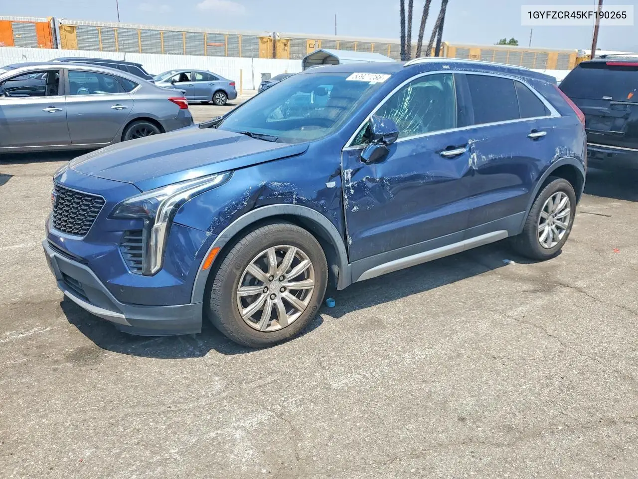2019 Cadillac Xt4 Premium Luxury VIN: 1GYFZCR45KF190265 Lot: 53927286