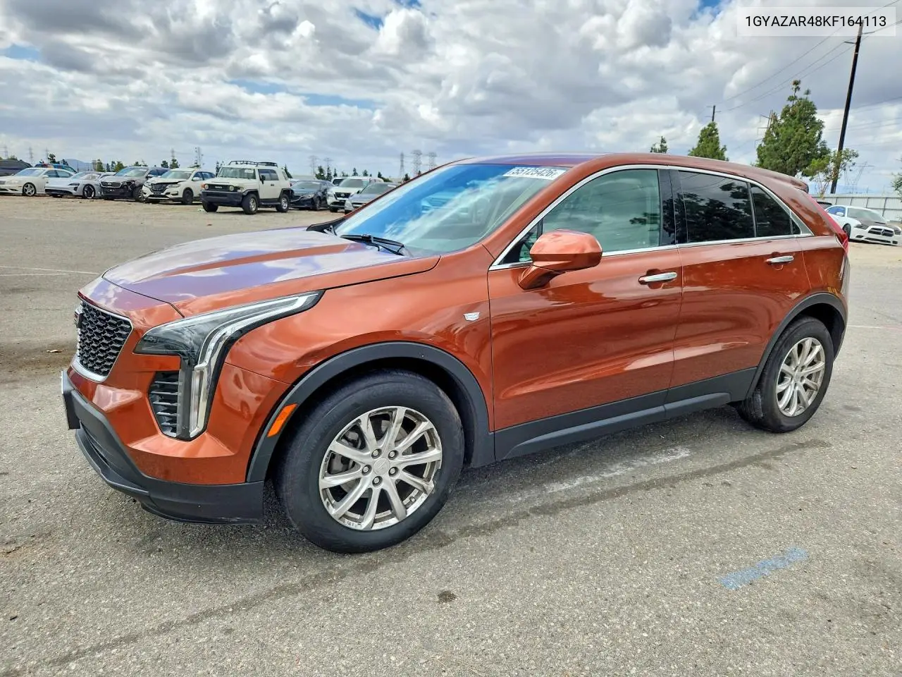 2019 Cadillac Xt4 Luxury VIN: 1GYAZAR48KF164113 Lot: 55125426