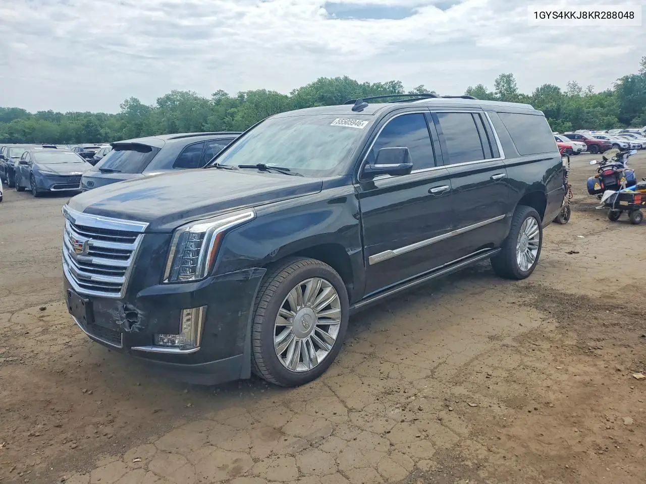 2019 Cadillac Escalade Esv Platinum VIN: 1GYS4KKJ8KR288048 Lot: 55505946