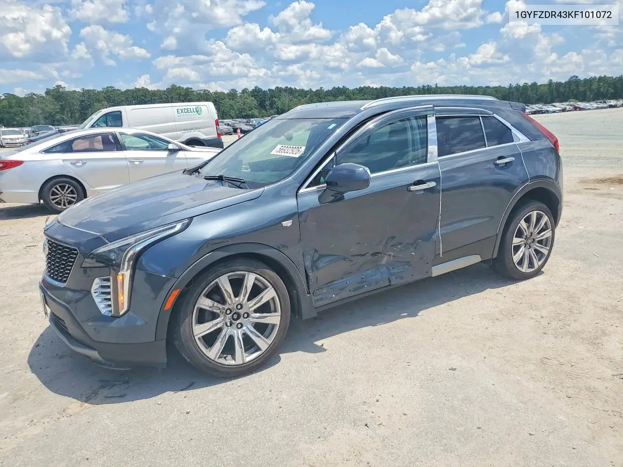 2019 Cadillac Xt4 Premium Luxury VIN: 1GYFZDR43KF101072 Lot: 56932926