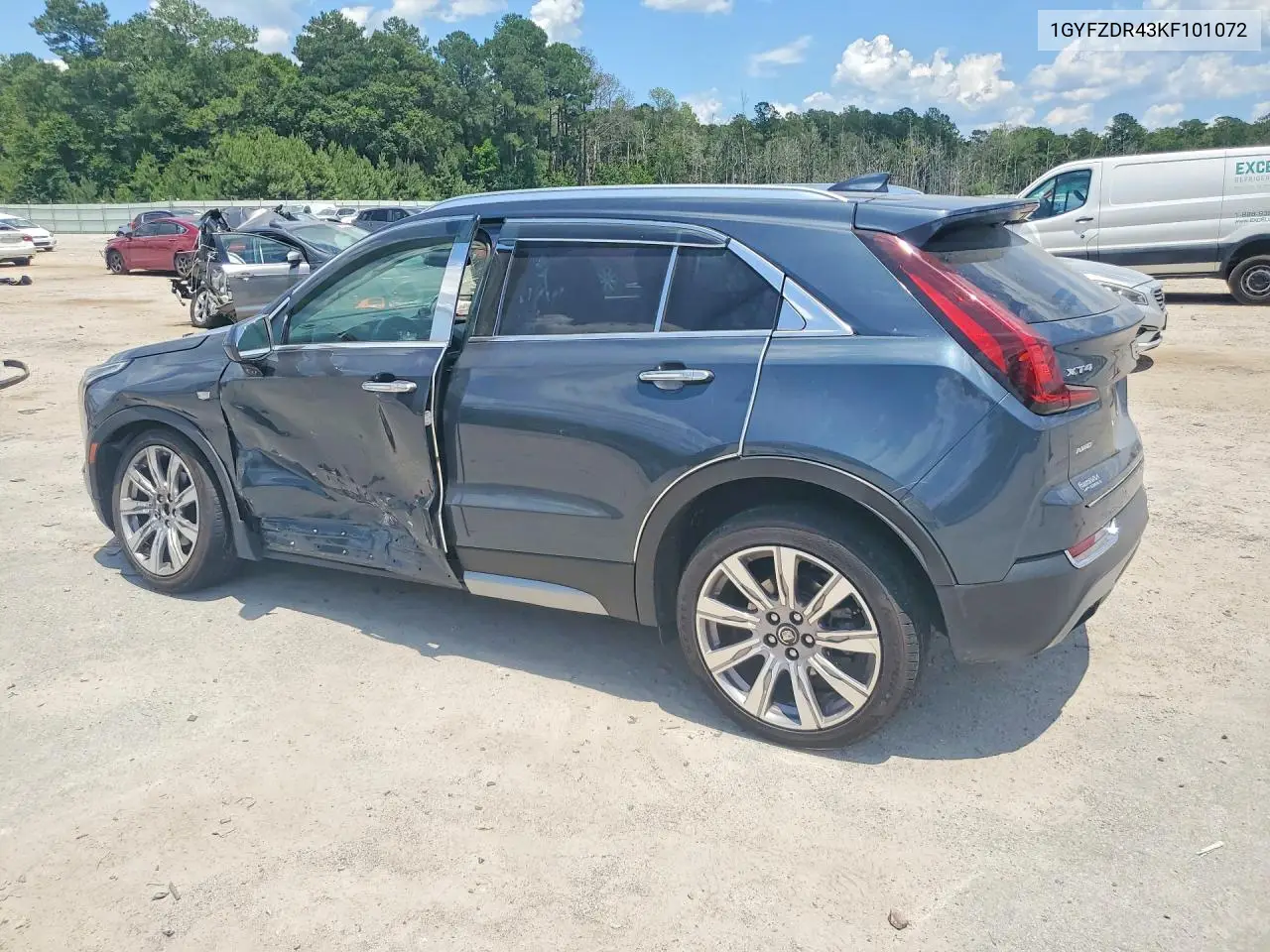 2019 Cadillac Xt4 Premium Luxury VIN: 1GYFZDR43KF101072 Lot: 56932926