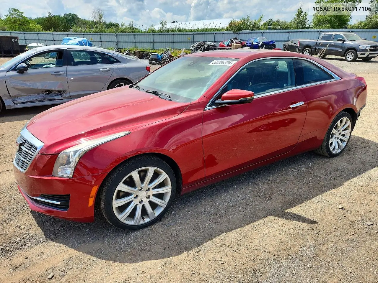 2019 Cadillac Ats VIN: 1G6AE1RX5K0117106 Lot: 58386206
