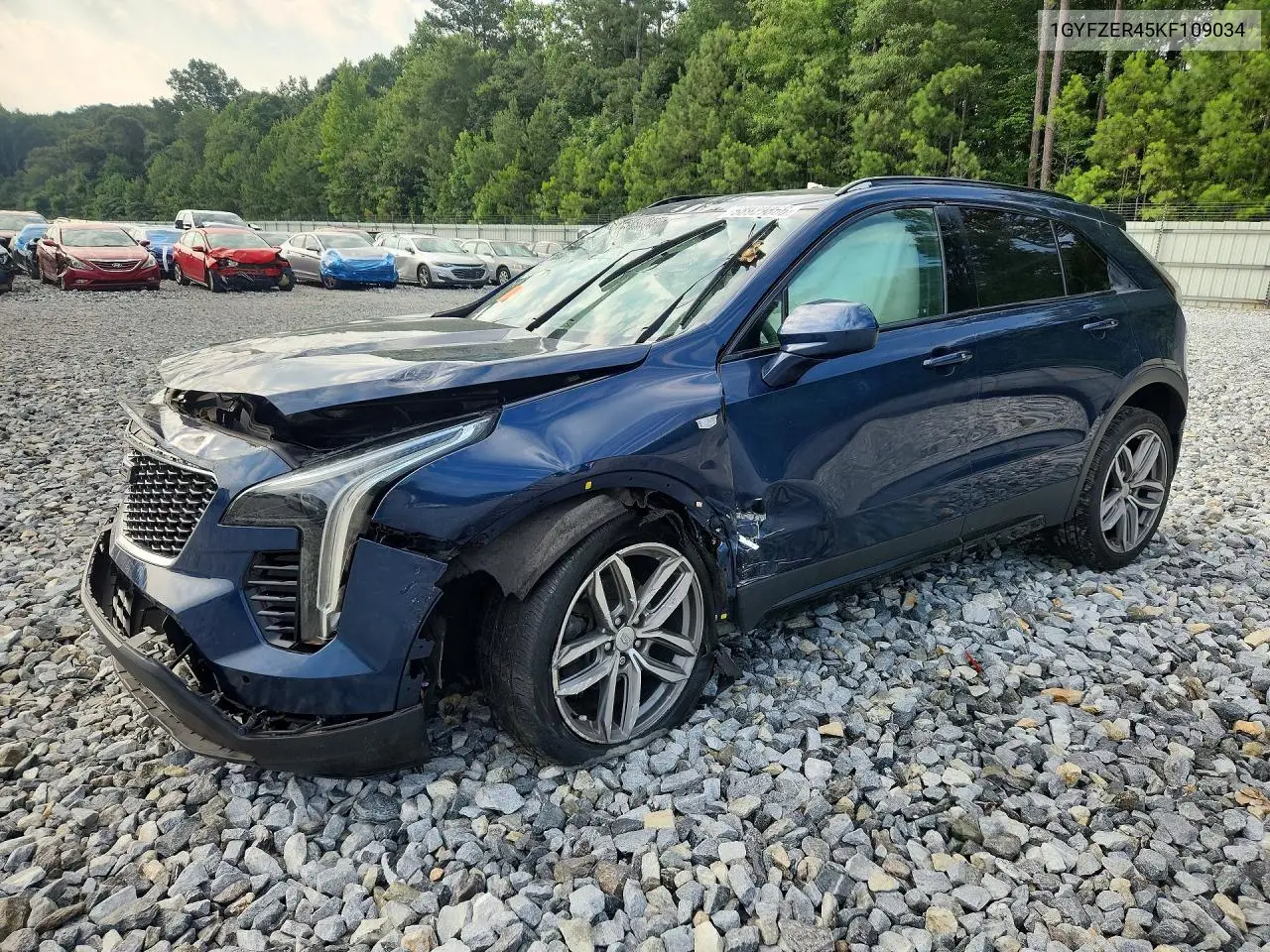 2019 Cadillac Xt4 VIN: 1GYFZER45KF109034 Lot: 58929866