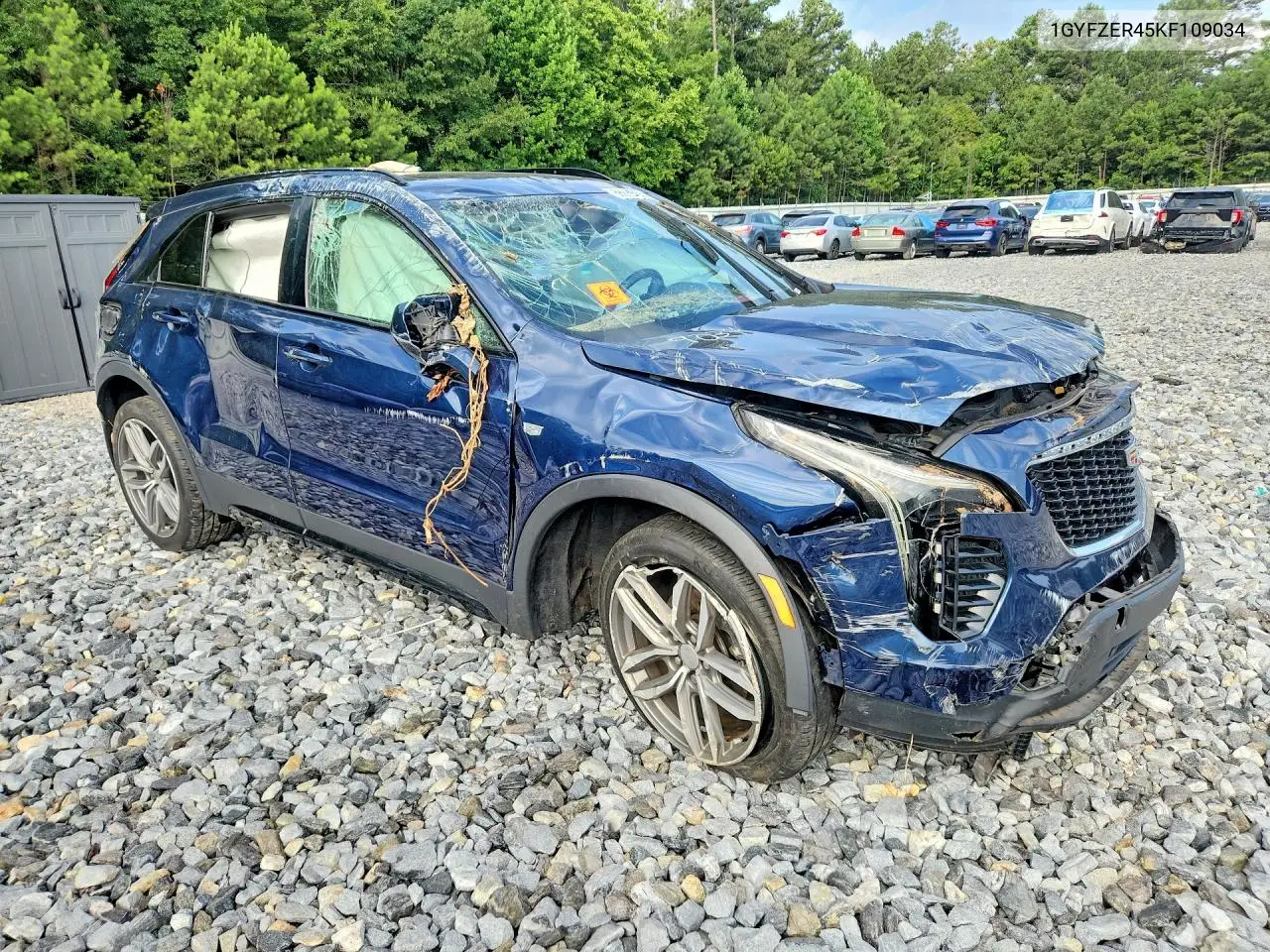 2019 Cadillac Xt4 VIN: 1GYFZER45KF109034 Lot: 58929866