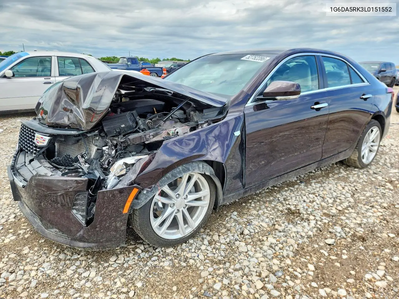 2020 Cadillac Ct4 Luxury VIN: 1G6DA5RK3L0151552 Lot: 52752286