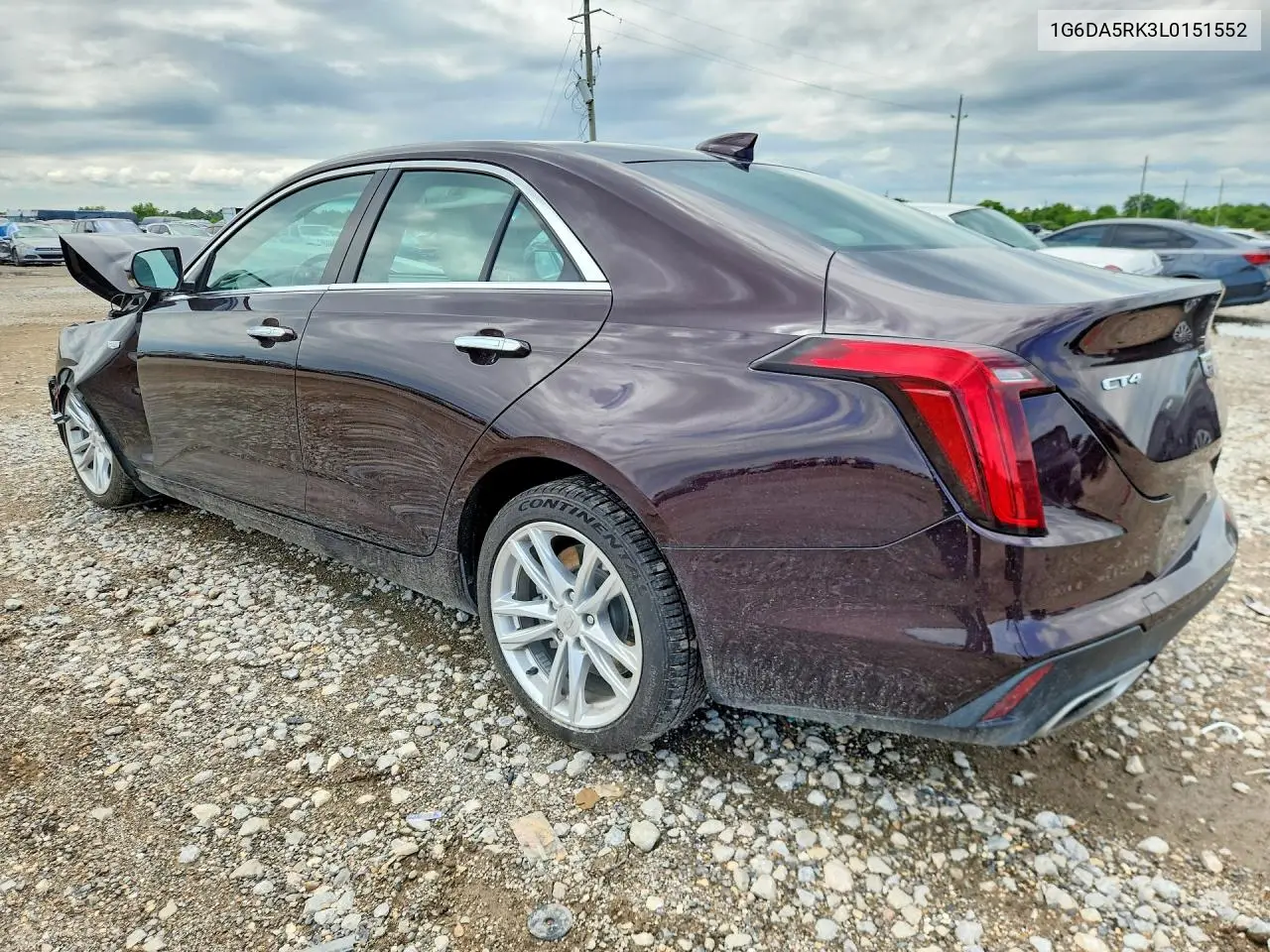 2020 Cadillac Ct4 Luxury VIN: 1G6DA5RK3L0151552 Lot: 52752286