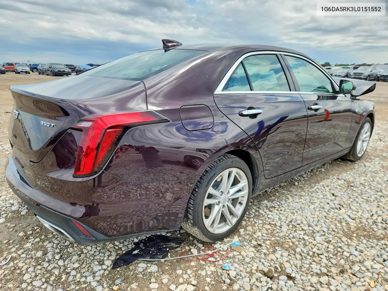2020 Cadillac Ct4 Luxury VIN: 1G6DA5RK3L0151552 Lot: 52752286