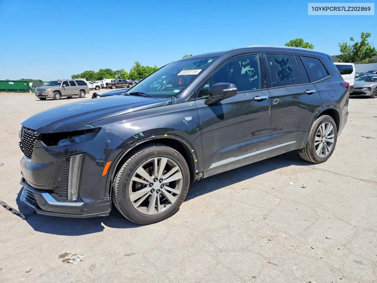 2020 Cadillac Xt6 Premium Luxury VIN: 1GYKPCRS7LZ202869 Lot: 53223716