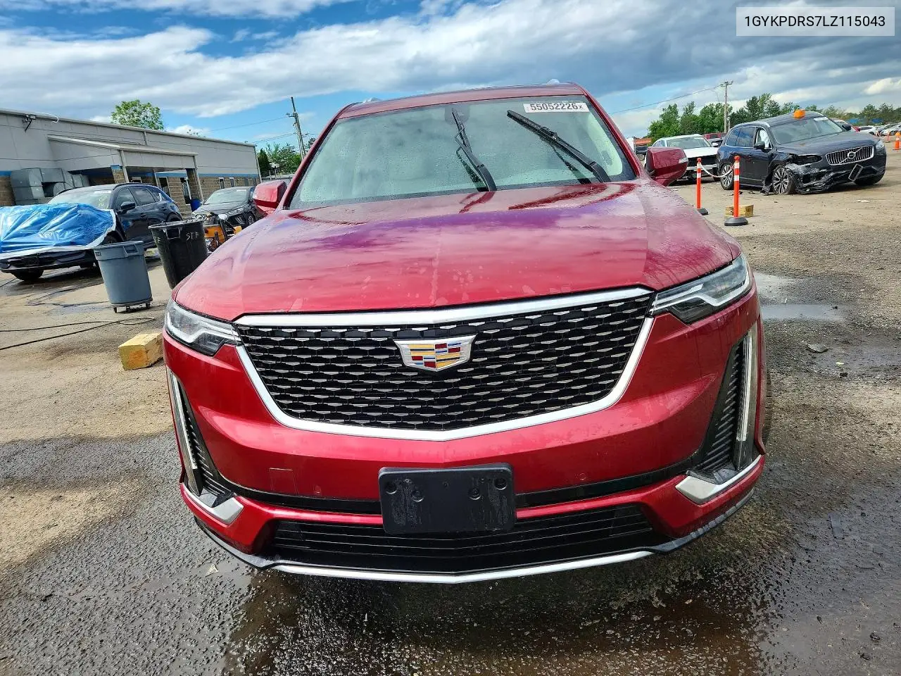 2020 Cadillac Xt6 Premium Luxury VIN: 1GYKPDRS7LZ115043 Lot: 55052226