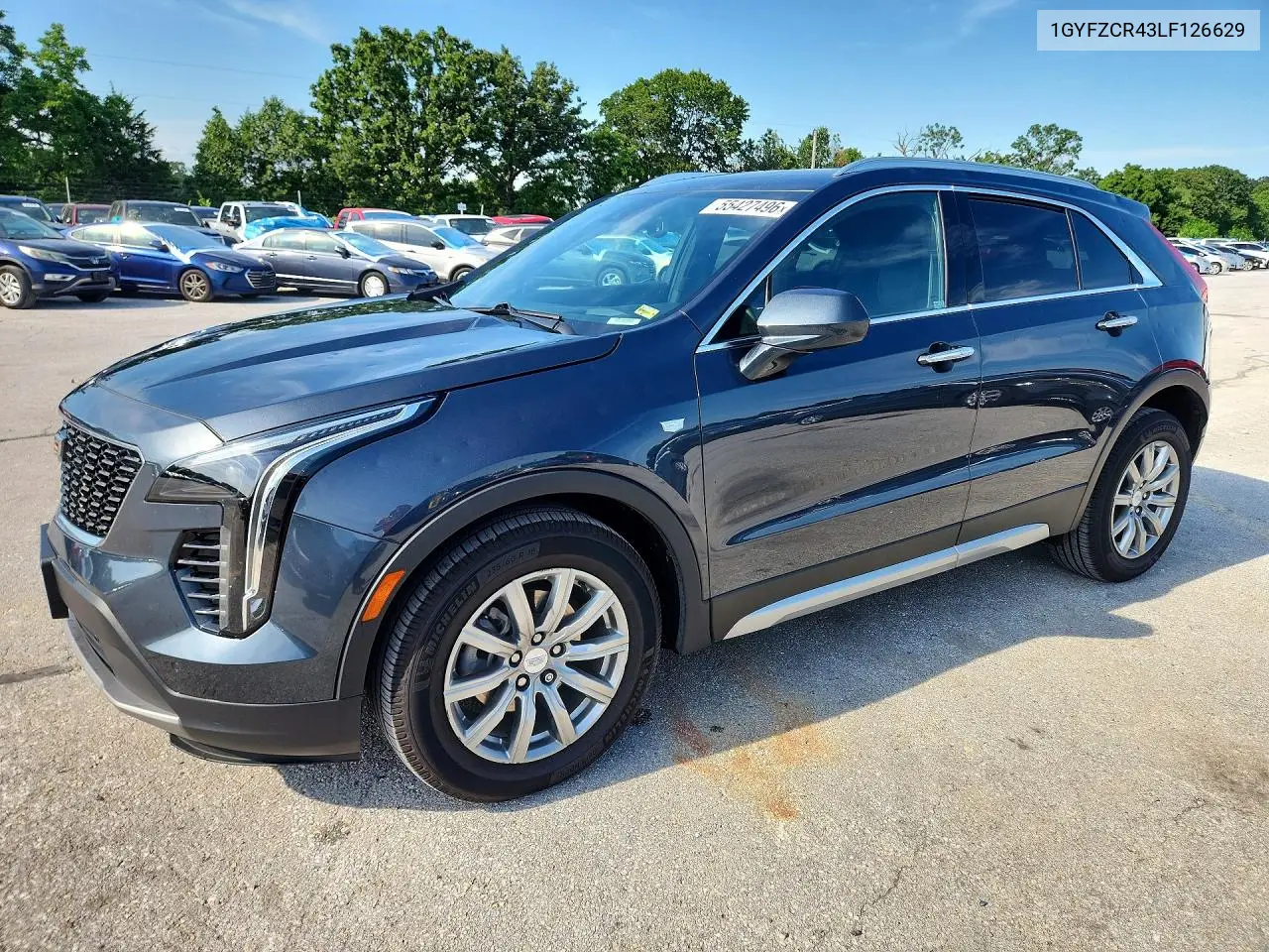 2020 Cadillac Xt4 Premium Luxury VIN: 1GYFZCR43LF126629 Lot: 55427496