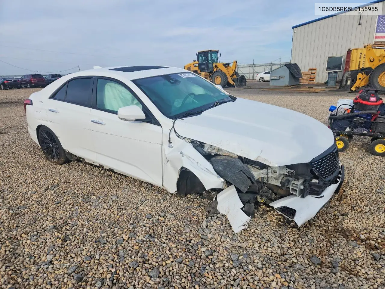 2020 Cadillac Ct4 VIN: 1G6DB5RK5L0155955 Lot: 55455616