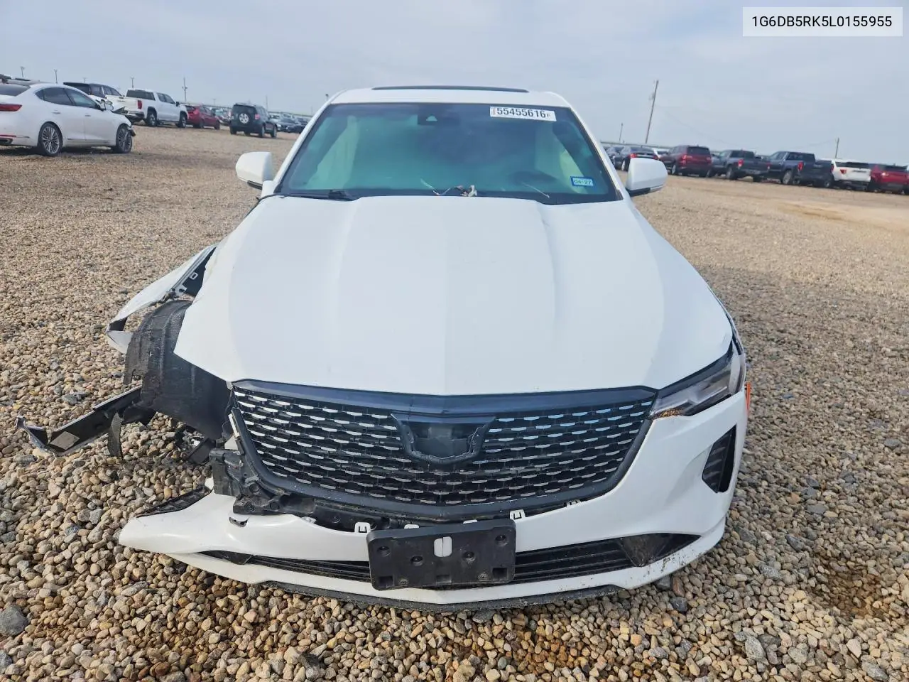 2020 Cadillac Ct4 VIN: 1G6DB5RK5L0155955 Lot: 55455616