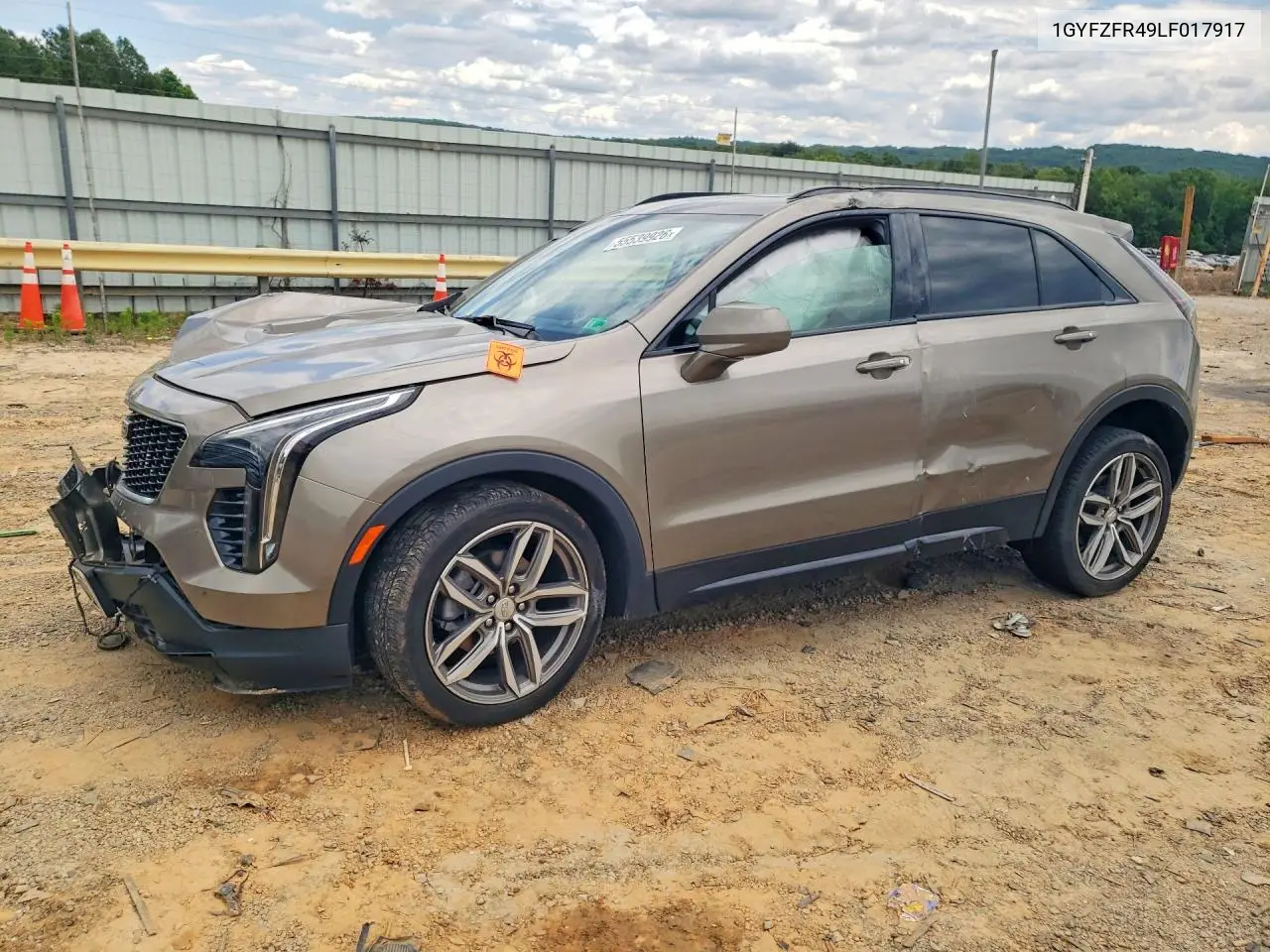 2020 Cadillac Xt4 Sport VIN: 1GYFZFR49LF017917 Lot: 55539926