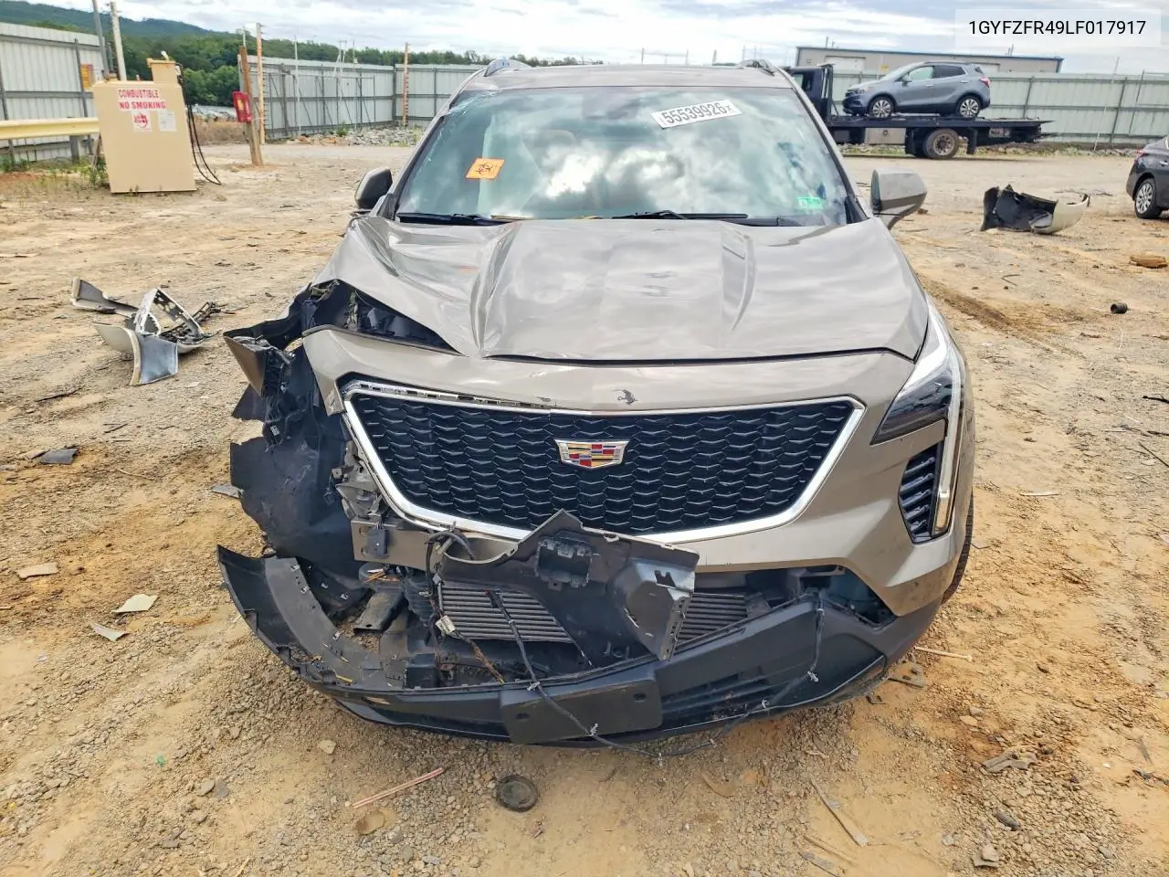 2020 Cadillac Xt4 Sport VIN: 1GYFZFR49LF017917 Lot: 55539926