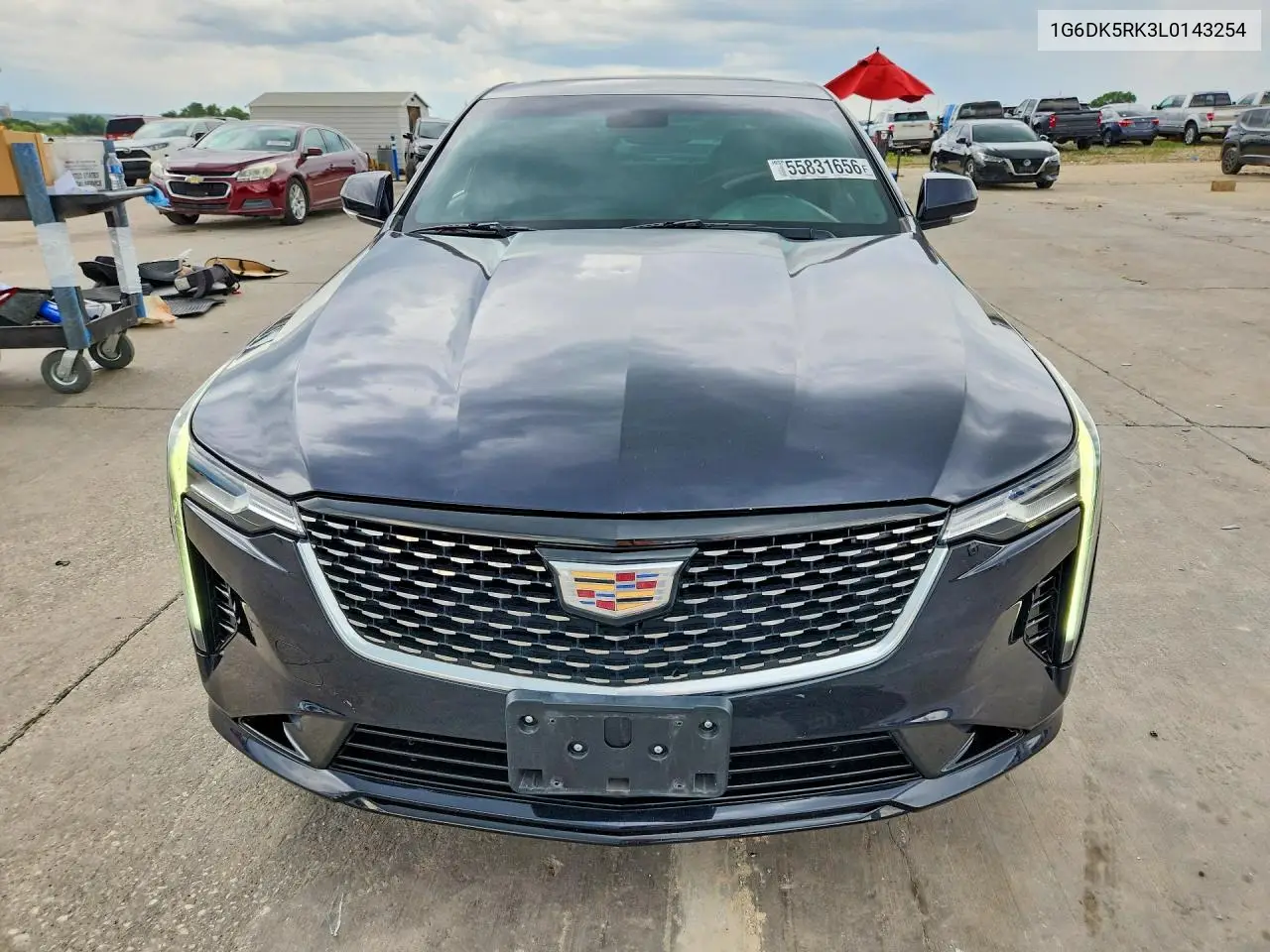 2020 Cadillac Ct4 Luxury VIN: 1G6DK5RK3L0143254 Lot: 55831656