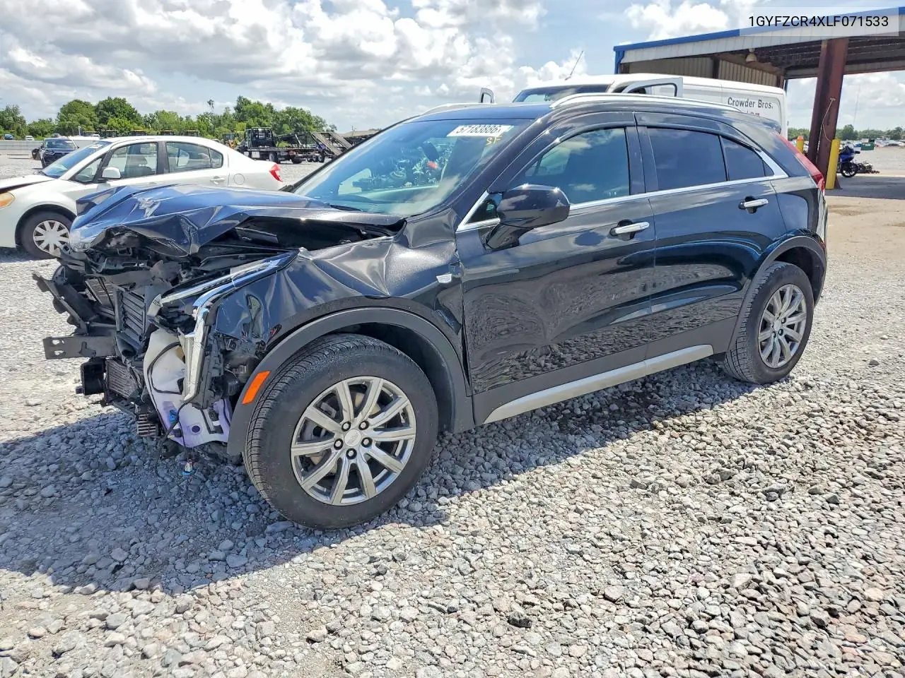 2020 Cadillac Xt4 Premium Luxury VIN: 1GYFZCR4XLF071533 Lot: 57183886