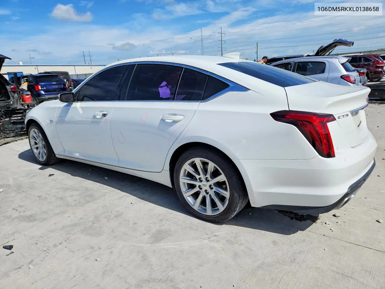 2020 Cadillac Ct5 Luxury VIN: 1G6DM5RKXL0138658 Lot: 57298436