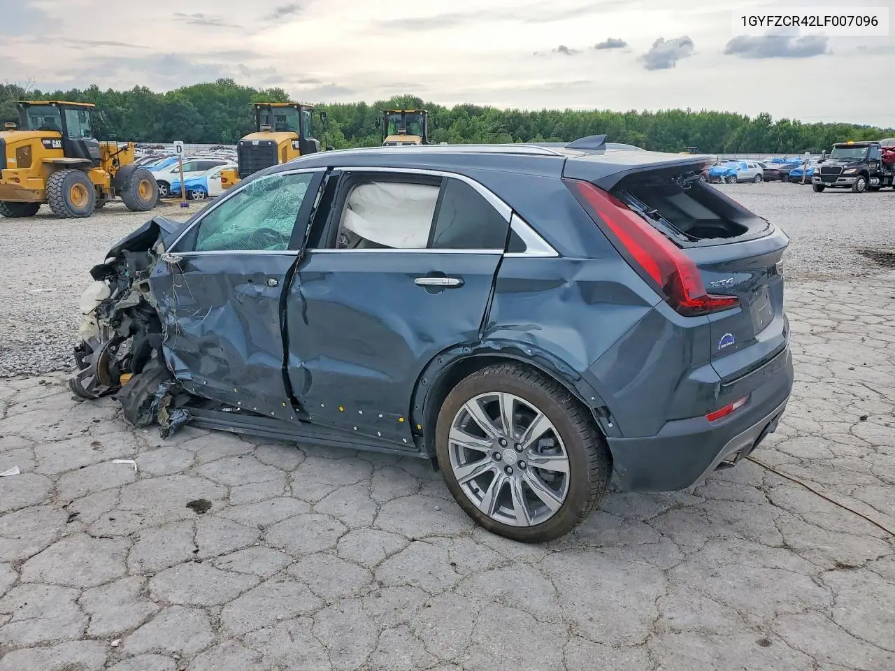 2020 Cadillac Xt4 Premium Luxury VIN: 1GYFZCR42LF007096 Lot: 57701236