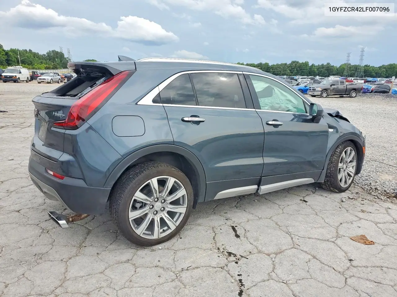2020 Cadillac Xt4 Premium Luxury VIN: 1GYFZCR42LF007096 Lot: 57701236
