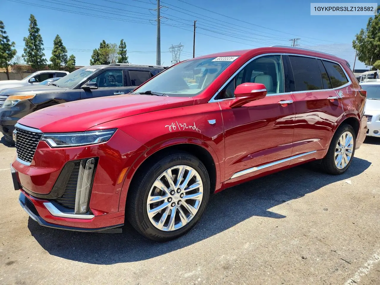 2020 Cadillac Xt6 Premium Luxury VIN: 1GYKPDRS3LZ128582 Lot: 58320326