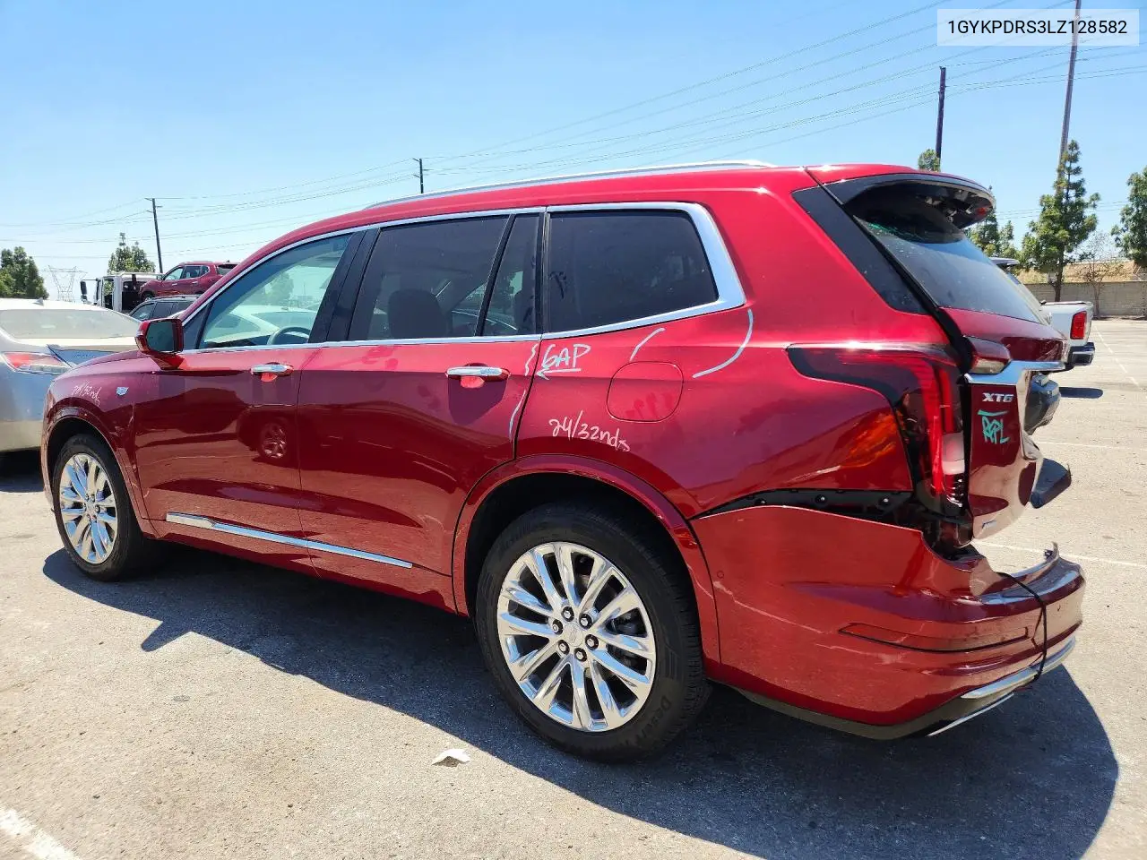 2020 Cadillac Xt6 Premium Luxury VIN: 1GYKPDRS3LZ128582 Lot: 58320326