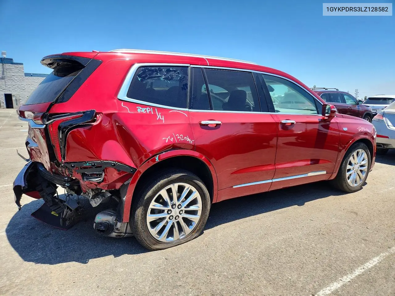 2020 Cadillac Xt6 Premium Luxury VIN: 1GYKPDRS3LZ128582 Lot: 58320326