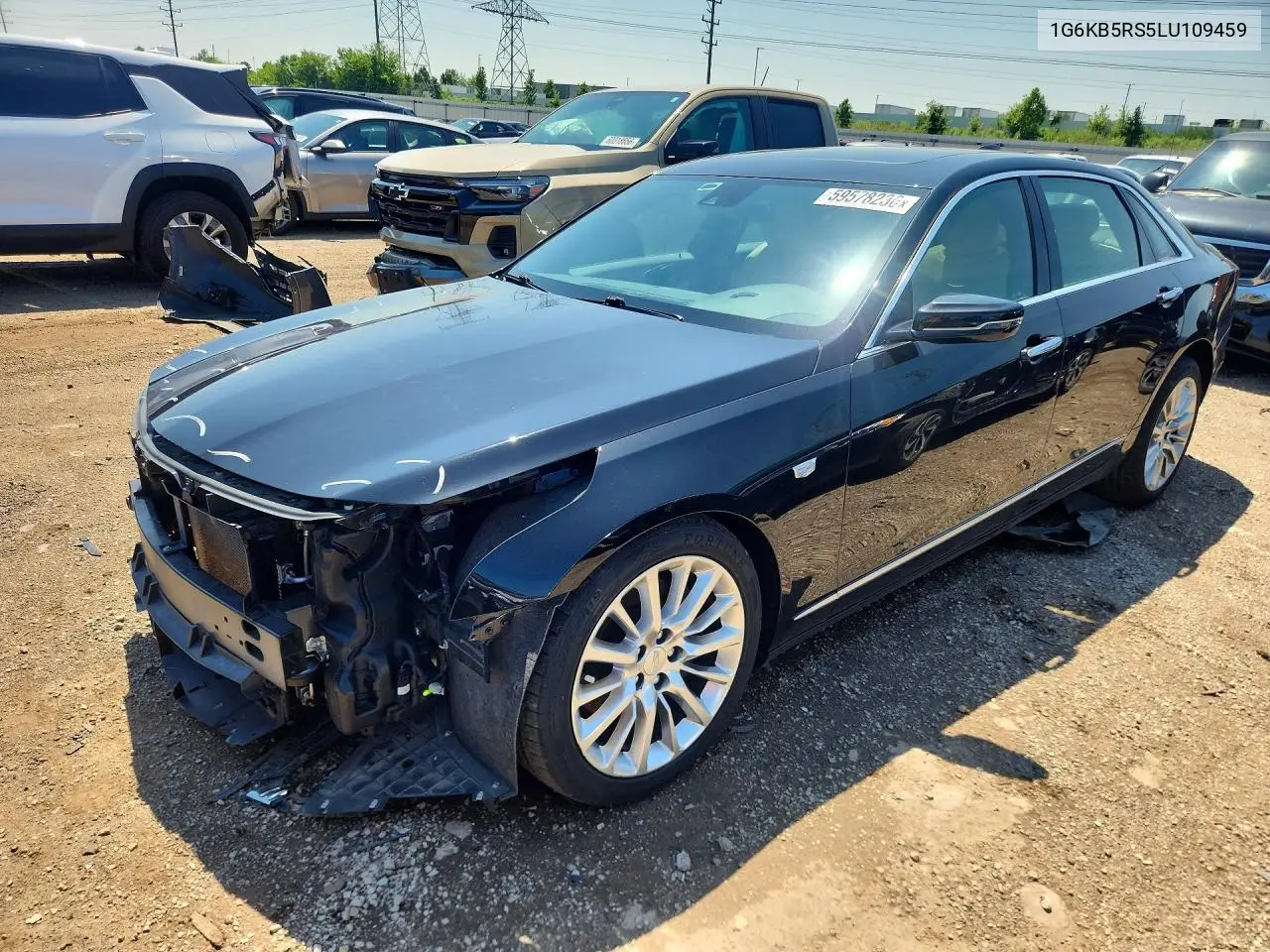 2020 Cadillac Ct6 Luxury VIN: 1G6KB5RS5LU109459 Lot: 59578236