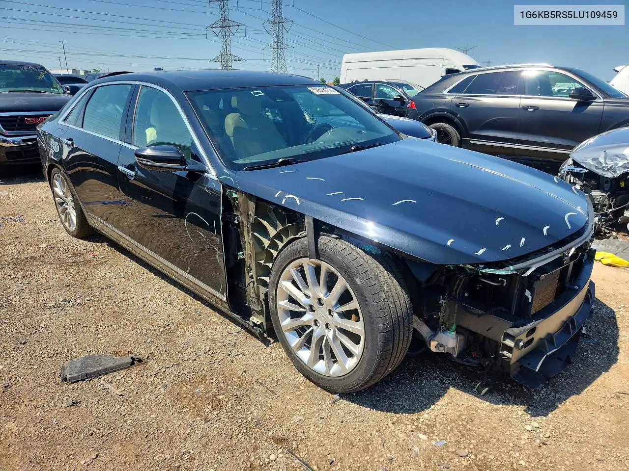 2020 Cadillac Ct6 Luxury VIN: 1G6KB5RS5LU109459 Lot: 59578236